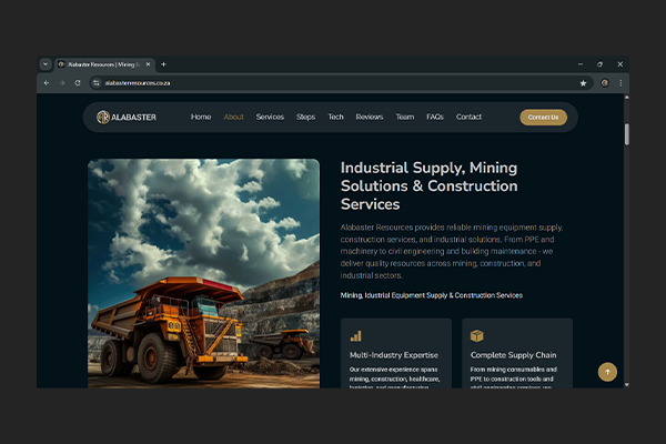Alabaster Resources Project by Exclusive Tech