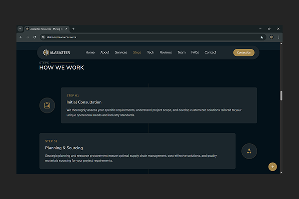 Alabaster Resources Project by Exclusive Tech