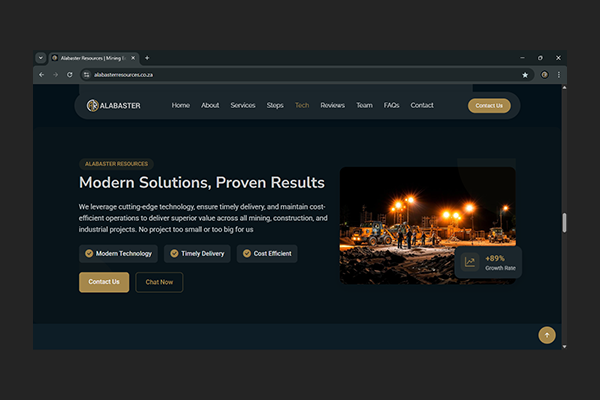 Alabaster Resources Project by Exclusive Tech