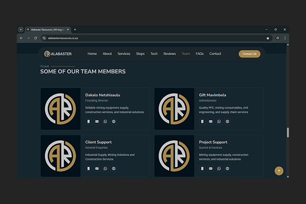 Alabaster Resources Project by Exclusive Tech