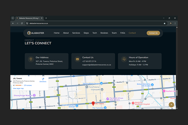 Alabaster Resources Project by Exclusive Tech