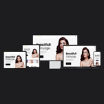 Beauty Salon Service Website Design | Exclusive Tech 01
