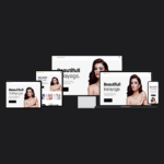 Beauty Salon Service Website Design | Exclusive Tech 01