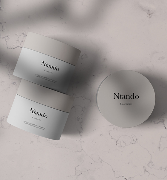 Branding for Ntando Cosmetics by Exclusive Tech