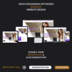 Business Service Website Design | Exclusive Tech 03