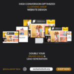 Clothing Shop E-Commerce Website Design | Exclusive Tech 4