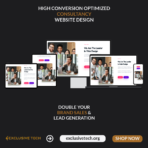 Consultancy Service Website Design | Exclusive Tech 04