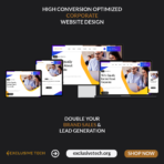 Corporate Service Website Design | Exclusive Tech 03