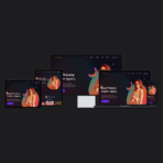 Creative Agency Service Website Design | Exclusive Tech 01