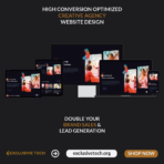 Creative Agency Service Website Design | Exclusive Tech 04