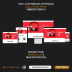 Electronic Shop E-Commerce Website Design | Exclusive Tech 4