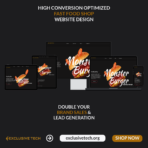 Fast Food Shop E-Commerce Website Design | Exclusive Tech 3