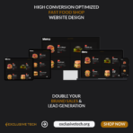Fast Food Shop E-Commerce Website Design | Exclusive Tech 4