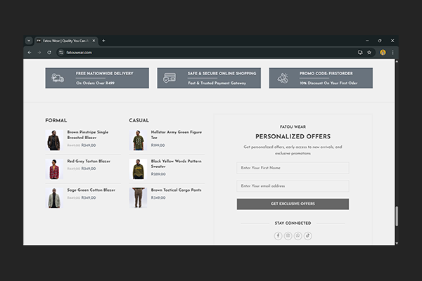 Fatou Wear Project by Exclusive Tech