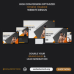 Fitness Trainer Service Website Design | Exclusive Tech 03