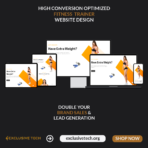 Fitness Trainer Service Website Design | Exclusive Tech 04