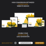 Flower Shop E-Commerce Website Design | Exclusive Tech 3