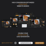 Food Shop E-Commerce Website Design | Exclusive Tech 3