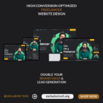 Freelancer Service Website Design | Exclusive Tech 03