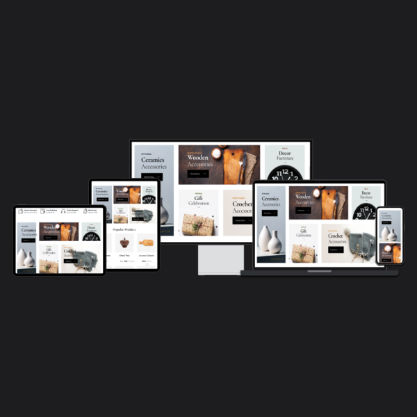 Hand Craft Shop E-Commerce Website Design | Exclusive Tech 2