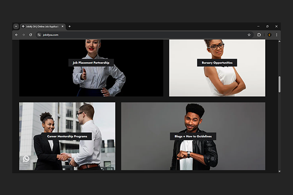 Jobify SA Website by Exclusive Tech