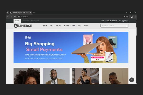 Linerse Website Project by Exclusive Tech
