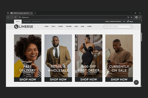 Linerse Website Project by Exclusive Tech