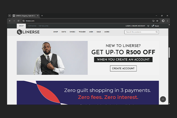 Linerse Website Project by Exclusive Tech