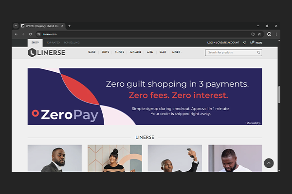 Linerse Website Project by Exclusive Tech