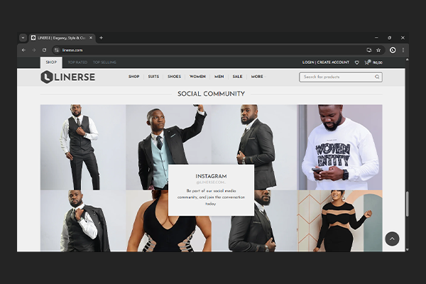 Linerse Website Project by Exclusive Tech
