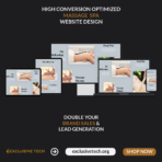 Massage Spa Service Website Design | Exclusive Tech 04