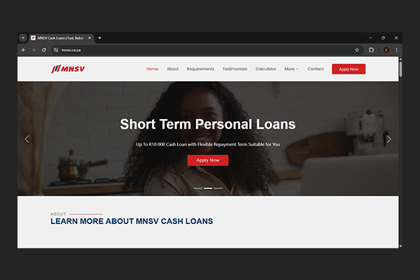 MNSV Website by Exclusive Tech