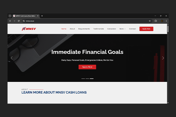 MNSV Website by Exclusive Tech