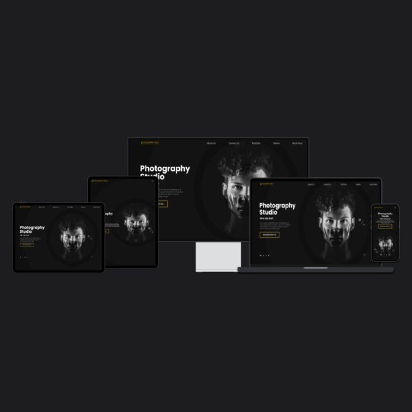 Photography Service Website Design | Exclusive Tech 01