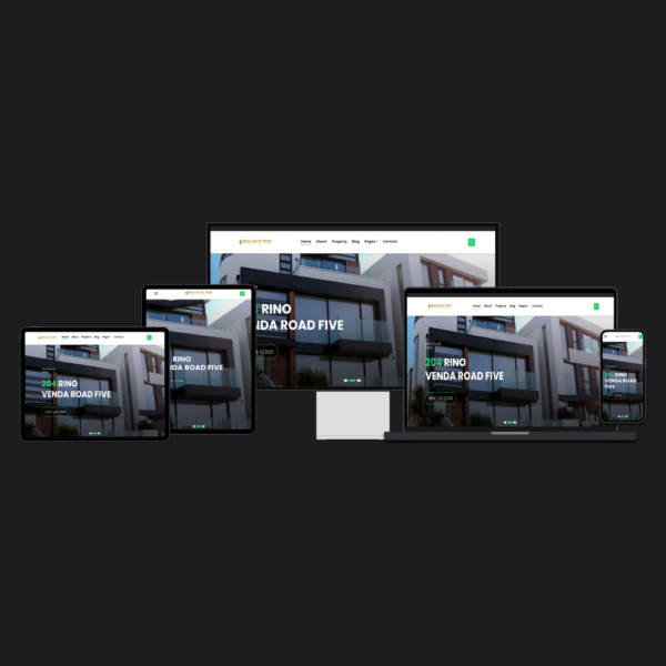 Property Service Website Design | Exclusive Tech 01