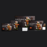 Restaurant Service Website Design | Exclusive Tech 01