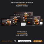 Restaurant Service Website Design | Exclusive Tech 03