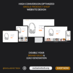 Single Product Shop E-Commerce Website Design | Exclusive Tech 4