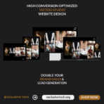 Tattoo Studio Service Website Design | Exclusive Tech 04