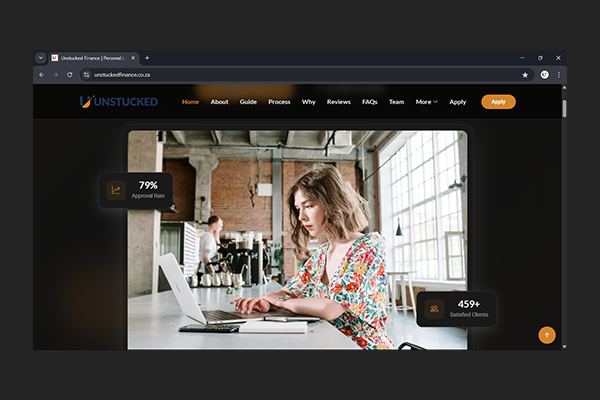 Unstucked Finance Website Project by Exclusive Tech