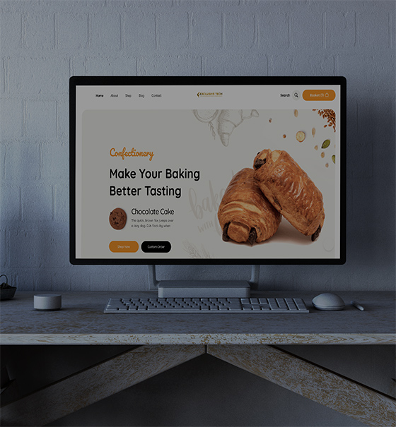 Website Design at Exclusive Tech